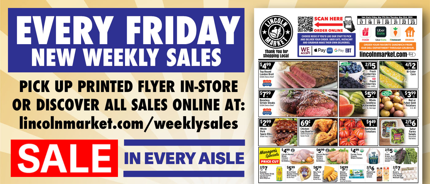 every friday new weekly sales